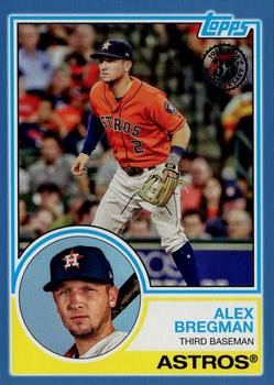 2018 Topps - 1983 Topps Baseball 35th Anniversary Blue #83-96 Alex Bregman Front