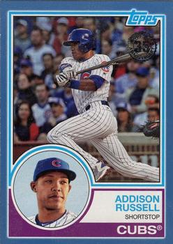 2018 Topps - 1983 Topps Baseball 35th Anniversary Blue #83-99 Addison Russell Front