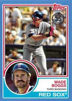 2018 Topps - 1983 Topps Baseball 35th Anniversary Blue #83-100 Wade Boggs Front