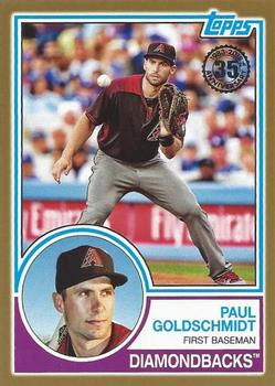 2018 Topps - 1983 Topps Baseball 35th Anniversary Gold #83-83 Paul Goldschmidt Front
