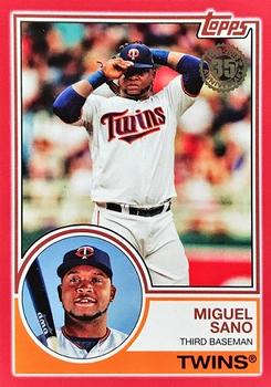2018 Topps - 1983 Topps Baseball 35th Anniversary Red #83-37 Miguel Sano Front