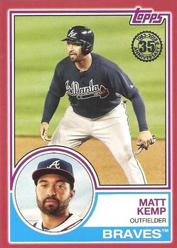 2018 Topps - 1983 Topps Baseball 35th Anniversary Red #83-38 Matt Kemp Front