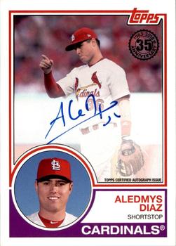 2018 Topps - 1983 Topps Baseball 35th Anniversary Autographs (Series One) #83A-ADI Aledmys Diaz Front