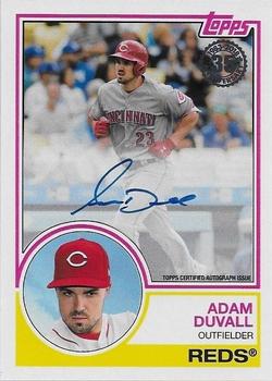 2018 Topps - 1983 Topps Baseball 35th Anniversary Autographs (Series One) #83A-ADU Adam Duvall Front