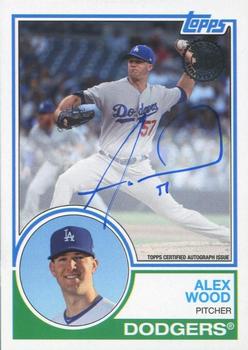 2018 Topps - 1983 Topps Baseball 35th Anniversary Autographs (Series One) #83A-AW Alex Wood Front