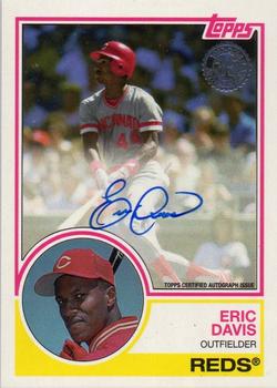 2018 Topps - 1983 Topps Baseball 35th Anniversary Autographs (Series One) #83A-ED Eric Davis Front