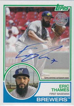 2018 Topps - 1983 Topps Baseball 35th Anniversary Autographs (Series One) #83A-ET Eric Thames Front