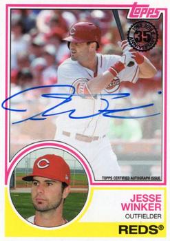 2018 Topps - 1983 Topps Baseball 35th Anniversary Autographs (Series One) #83A-JW Jesse Winker Front