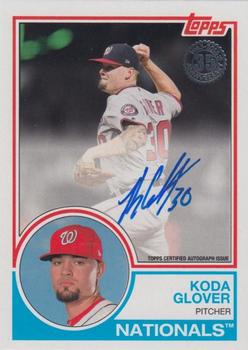 2018 Topps - 1983 Topps Baseball 35th Anniversary Autographs (Series One) #83A-KGL Koda Glover Front
