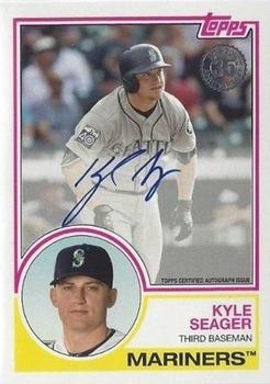 2018 Topps - 1983 Topps Baseball 35th Anniversary Autographs (Series One) #83A-KSE Kyle Seager Front