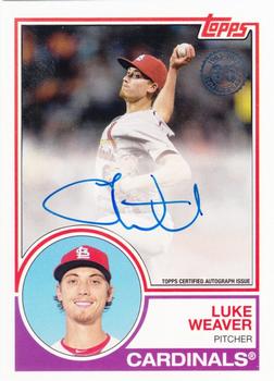 2018 Topps - 1983 Topps Baseball 35th Anniversary Autographs (Series One) #83A-LW Luke Weaver Front