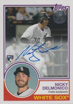 2018 Topps - 1983 Topps Baseball 35th Anniversary Autographs (Series One) #83A-ND Nick Delmonico Front
