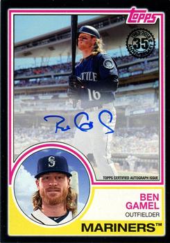 2018 Topps - 1983 Topps Baseball 35th Anniversary Autographs Black (Series One) #83A-BG Ben Gamel Front