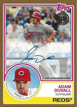 2018 Topps - 1983 Topps Baseball 35th Anniversary Autographs Gold (Series One) #83A-ADU Adam Duvall Front