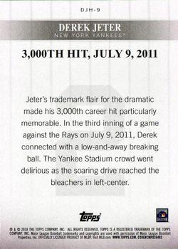 2018 Topps - Derek Jeter Highlights #DJH-9 Derek Jeter Back