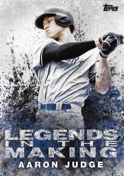 2018 Topps - Legends in the Making (Series 1) #LTM-AJ Aaron Judge Front