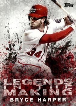 2018 Topps - Legends in the Making (Series 1) #LTM-BH Bryce Harper Front
