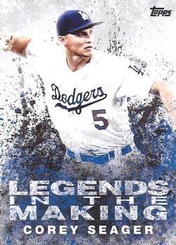 2018 Topps - Legends in the Making (Series 1) #LTM-CE Corey Seager Front