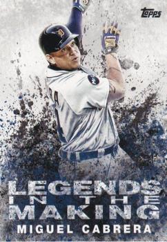 2018 Topps - Legends in the Making (Series 1) #LTM-MC Miguel Cabrera Front