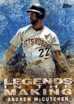 2018 Topps - Legends in the Making Blue (Series 1) #LTM-AM Andrew McCutchen Front