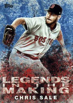 2018 Topps - Legends in the Making Blue (Series 1) #LTM-CS Chris Sale Front