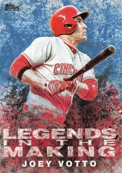 2018 Topps - Legends in the Making Blue (Series 1) #LTM-JV Joey Votto Front