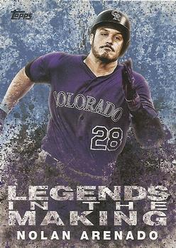 2018 Topps - Legends in the Making Blue (Series 1) #LTM-NA Nolan Arenado Front