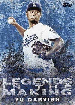 2018 Topps - Legends in the Making Blue (Series 1) #LTM-YD Yu Darvish Front