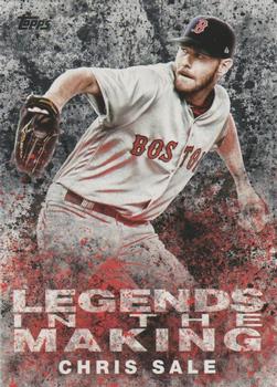 2018 Topps - Legends in the Making Black (Series 1) #LTM-CS Chris Sale Front