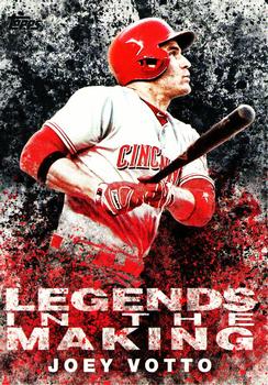 2018 Topps - Legends in the Making Black (Series 1) #LTM-JV Joey Votto Front