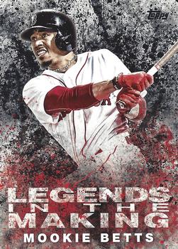 2018 Topps - Legends in the Making Black (Series 1) #LTM-MB Mookie Betts Front