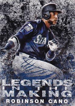 2018 Topps - Legends in the Making Black (Series 1) #LTM-RC Robinson Cano Front