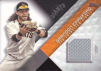 2018 Topps - Major League Material Relics (Series 1) #MLM-BC Brandon Crawford Front