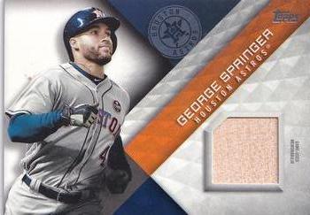 2018 Topps - Major League Material Relics (Series 1) #MLM-GS George Springer Front