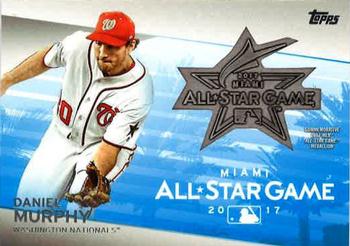 2018 Topps - MLB All-Star Game Manufactured Medallion Relics #ASTM-DM Daniel Murphy Front