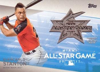 2018 Topps - MLB All-Star Game Manufactured Medallion Relics #ASTM-GST Giancarlo Stanton Front