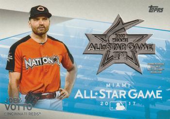 2018 Topps - MLB All-Star Game Manufactured Medallion Relics #ASTM-JV Joey Votto Front