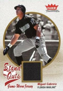 2004 Fleer Tradition - Stand Outs Game Used #SO-MC Miguel Cabrera Front
