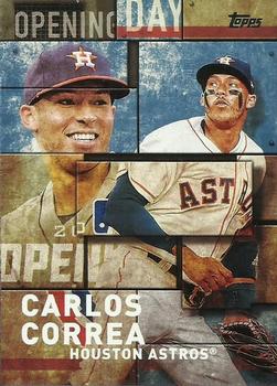 2018 Topps - MLB Opening Day Blue #OD-3 Carlos Correa Front