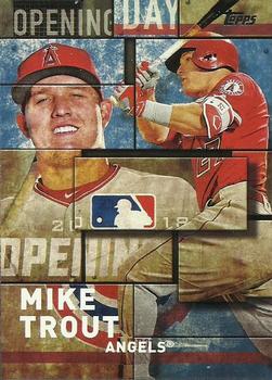 2018 Topps - MLB Opening Day Blue #OD-8 Mike Trout Front