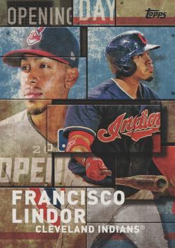 2018 Topps - MLB Opening Day Blue #OD-14 Francisco Lindor Front
