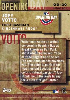 2018 Topps - MLB Opening Day Blue #OD-20 Joey Votto Back