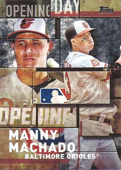 2018 Topps - MLB Opening Day Black #OD-29 Manny Machado Front
