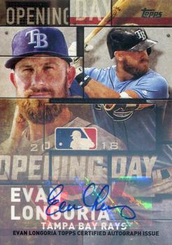 2018 Topps - MLB Opening Day Autographs #ODA-EL Evan Longoria Front