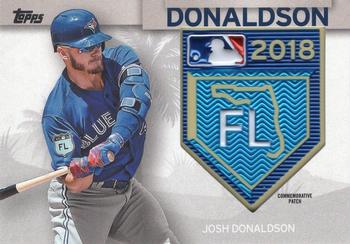 2018 Topps - MLB Spring Training Logo Manufactured Patch Relics #STP-JD Josh Donaldson Front