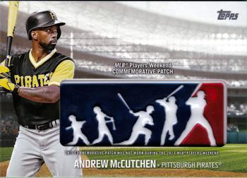 2018 Topps - Players Weekend Patch #PWP-AM Andrew McCutchen Front