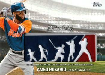 2018 Topps - Players Weekend Patch #PWP-AR Amed Rosario Front