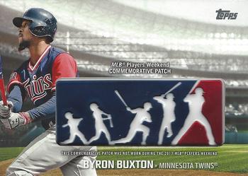 2018 Topps - Players Weekend Patch #PWP-BB Byron Buxton Front