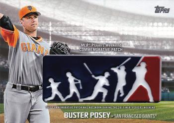 2018 Topps - Players Weekend Patch #PWP-BP Buster Posey Front