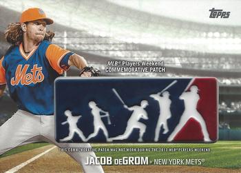 2018 Topps - Players Weekend Patch #PWP-JG Jacob deGrom Front